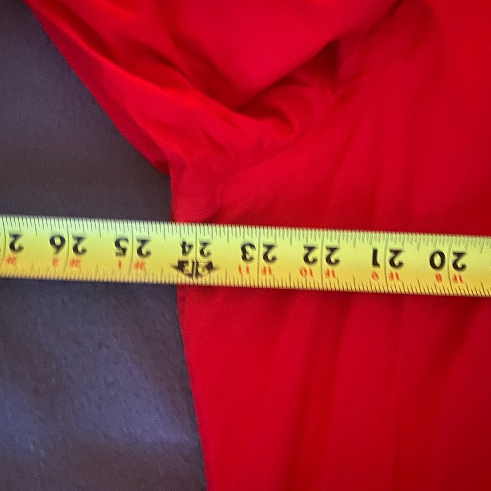 Vibrant Red Button-Up Shirt - Picture 3 of 5